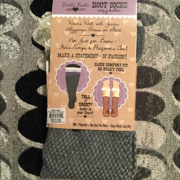 🔥🔥🤩🤩 1 pair Bell Blue Boot Socks 🤩🤩🔥🔥🔥 - Picture 3 of 4